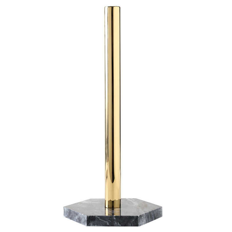 Maison Calméa “Brass Touch” — Marble & Brass Kitchen Roll Holder