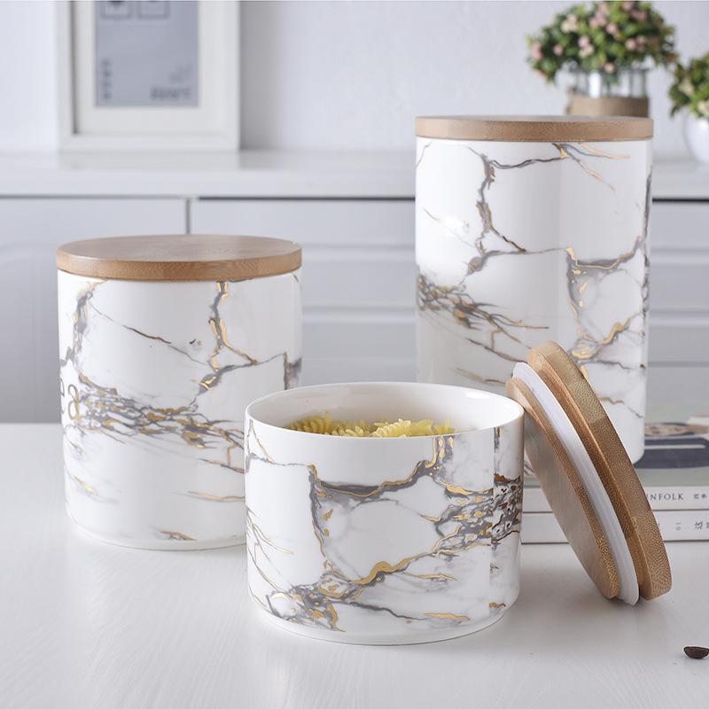 Maison Calméa “Marbled” — Ceramic Storage Jar