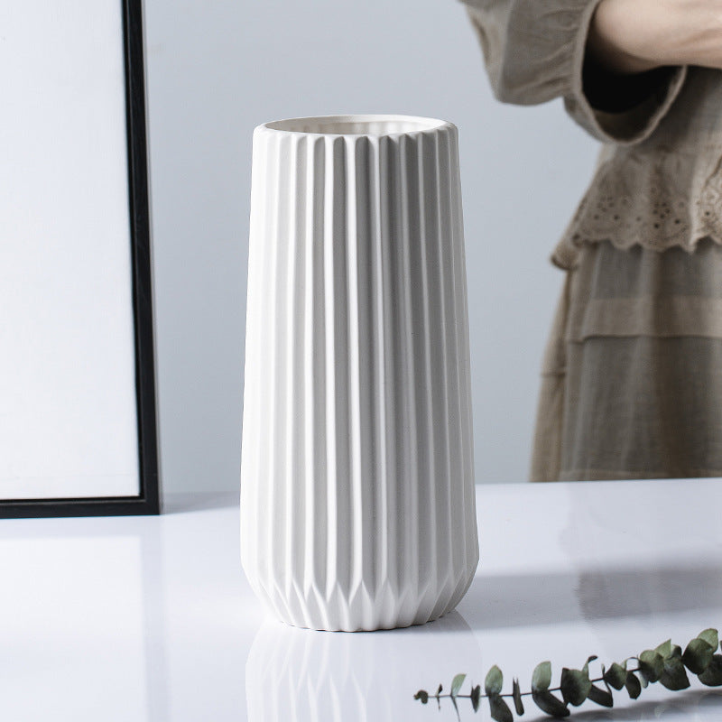 Maison Calméa “Origami” — Sculpted Ceramic Vase
