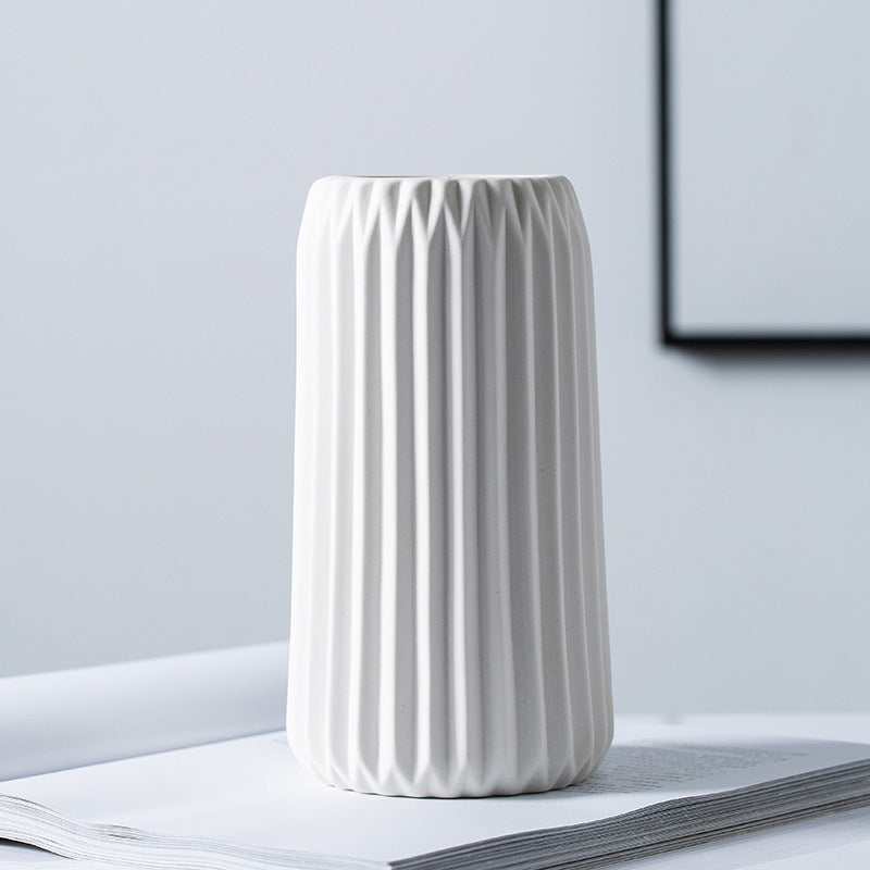 Maison Calméa “Origami” — Sculpted Ceramic Vase