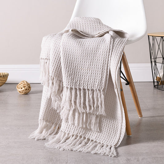 Maison Calméa Woven Serenity Throw Blanket